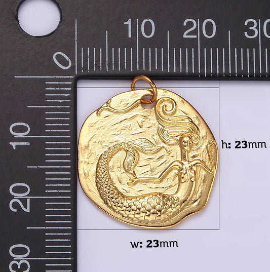 Mermaid Coin Charm