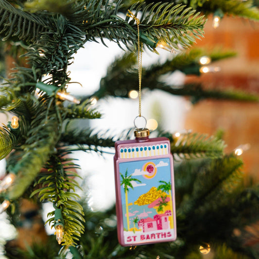 Matchbook Ornament - St. Barths