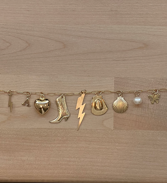 Thin Cowboy Boot Charm