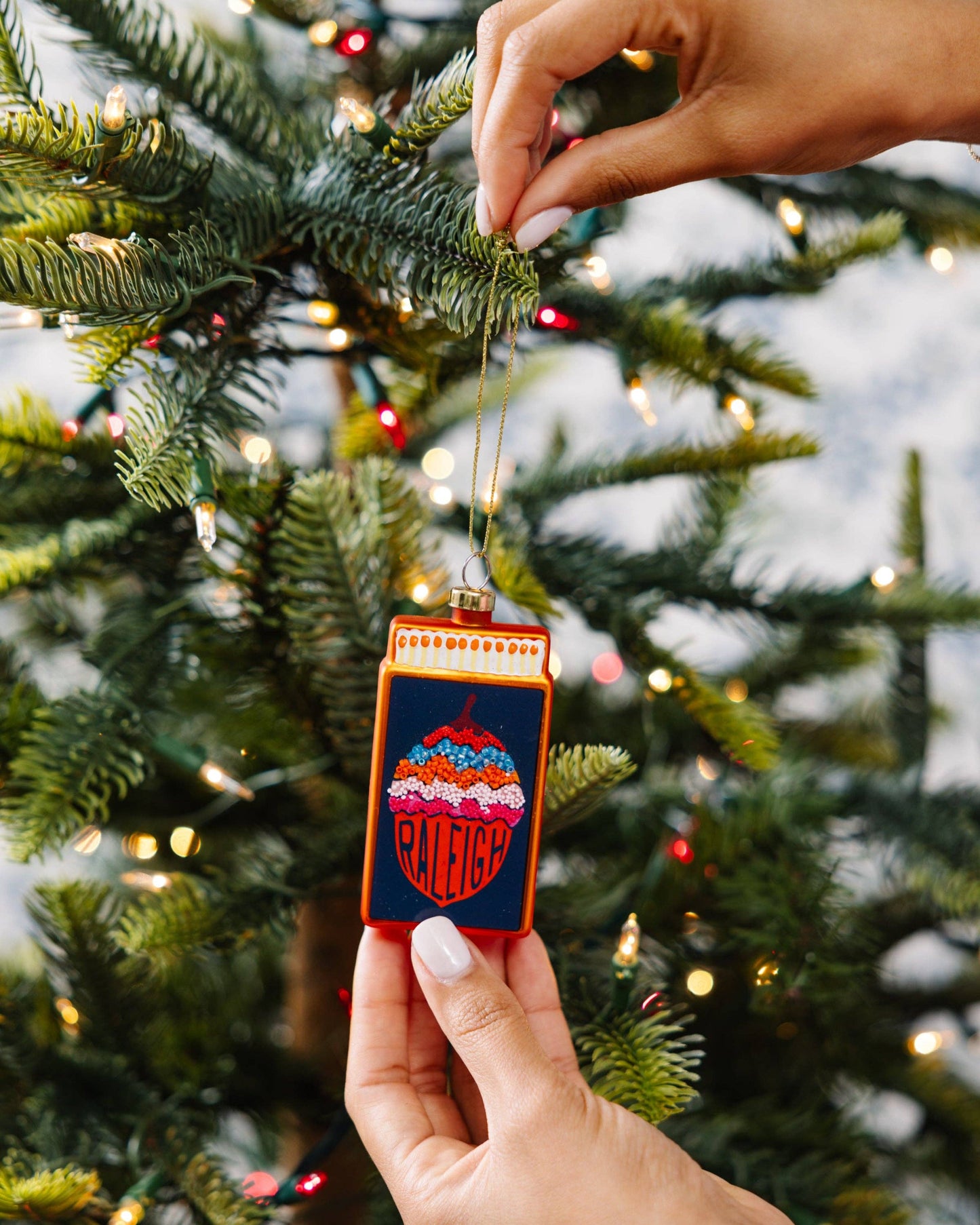 Matchbook Ornament - Raleigh