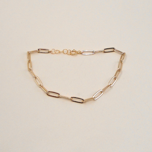 Lily Link Chain Bracelet