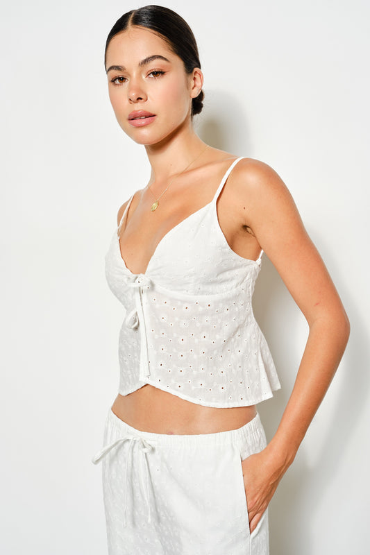 Lexi Eyelet Cami