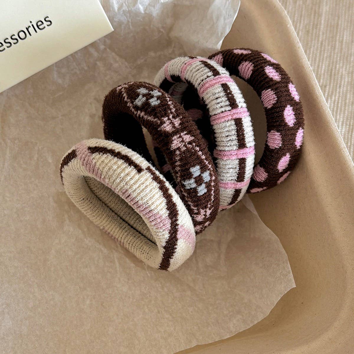 Polka Dot Bow Shell Hair Claw Elegant Clip: Red