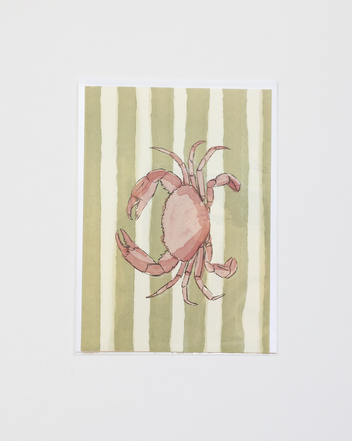 Coastal Crab Greeting Card
