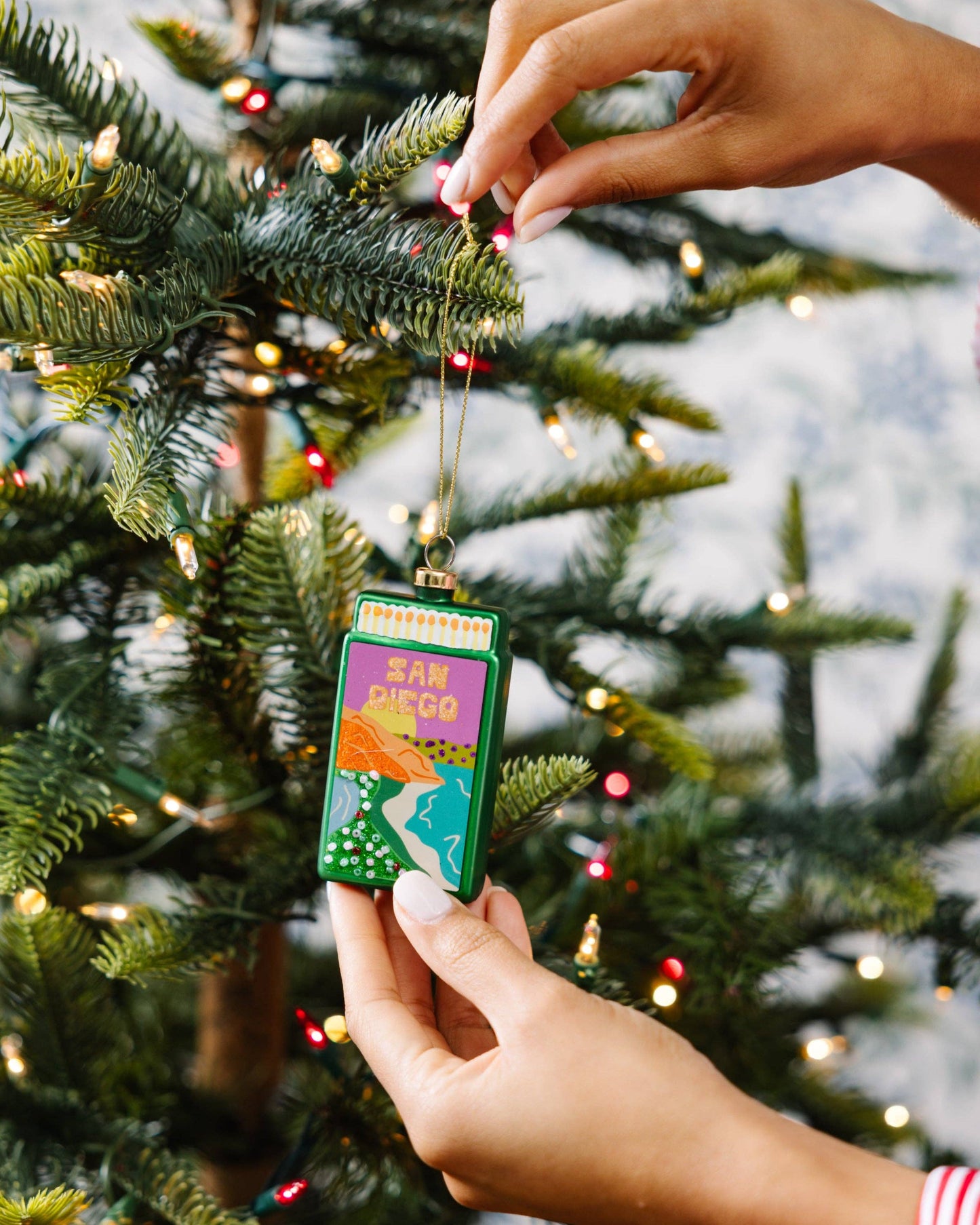 Matchbook Ornament - San Diego