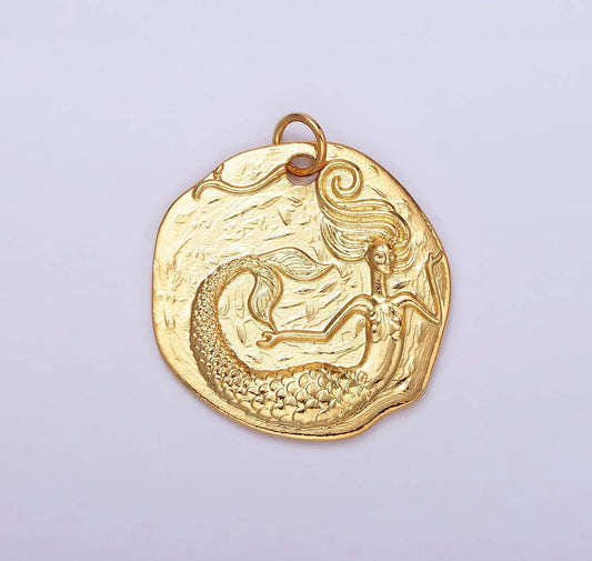 Mermaid Coin Charm