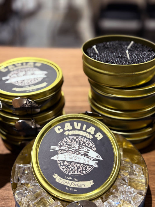 Fancy Caviar Candle - Champagne Scented Tin