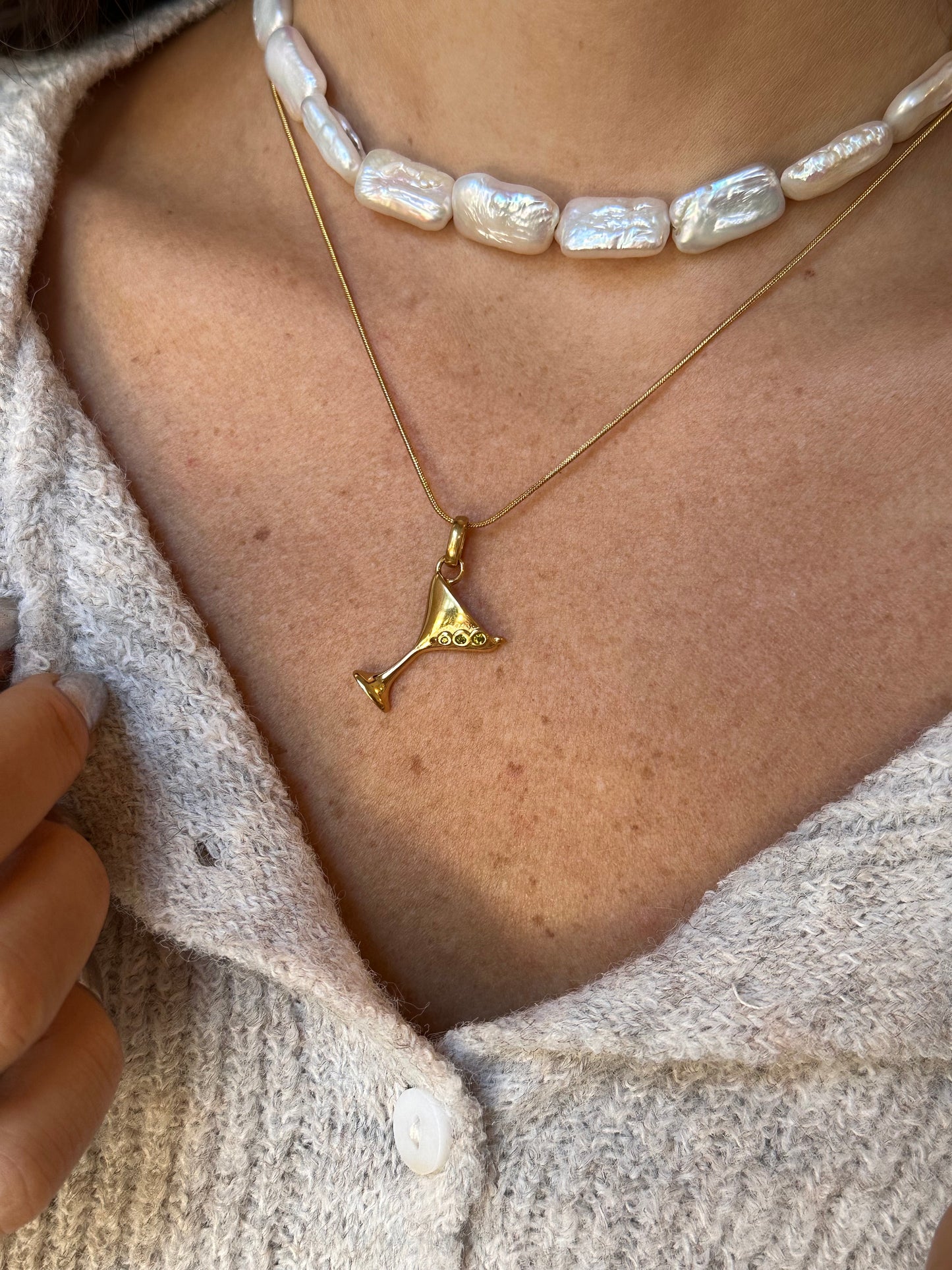 Martini Necklace