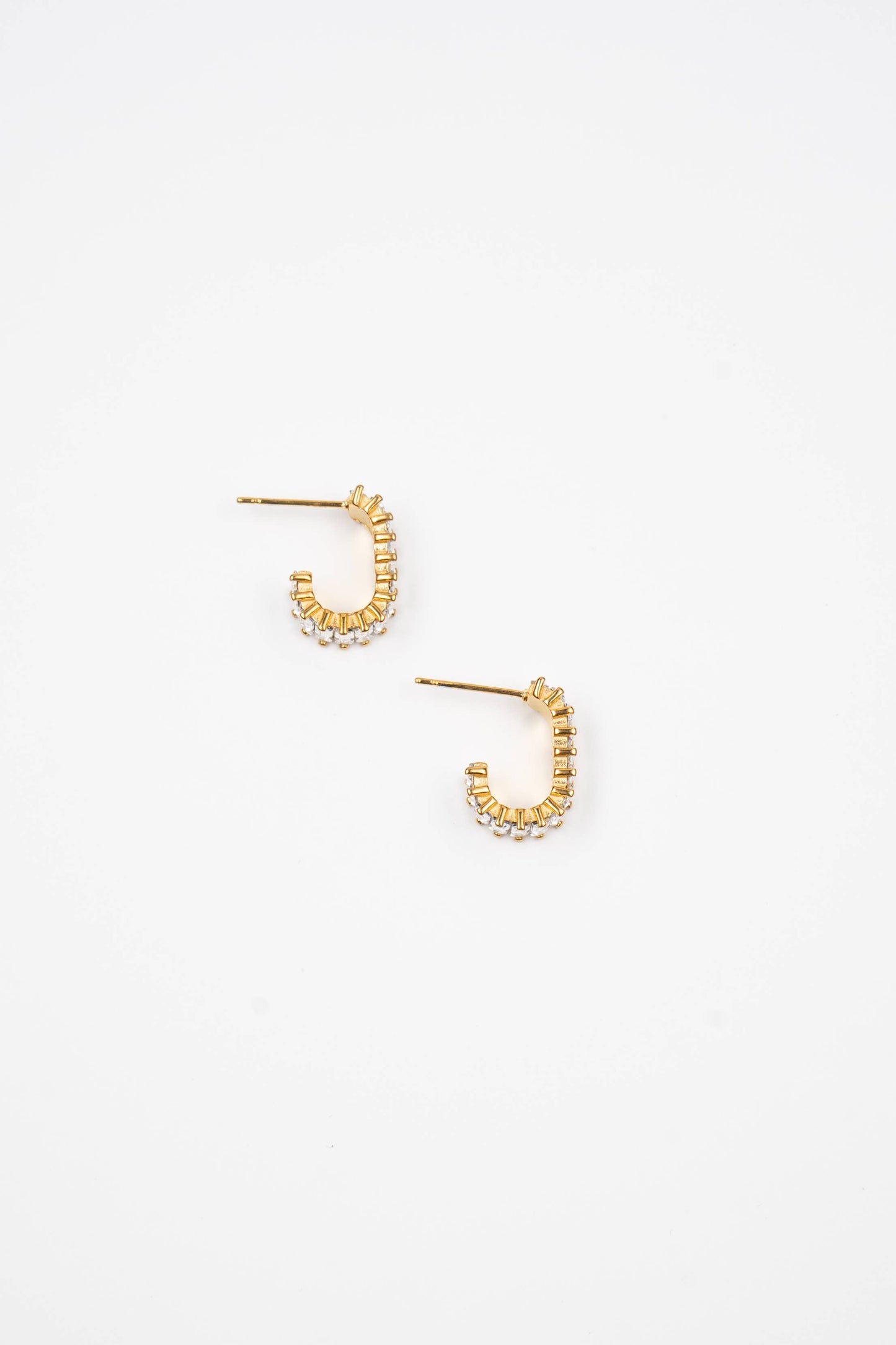 Square Diamond Hoops