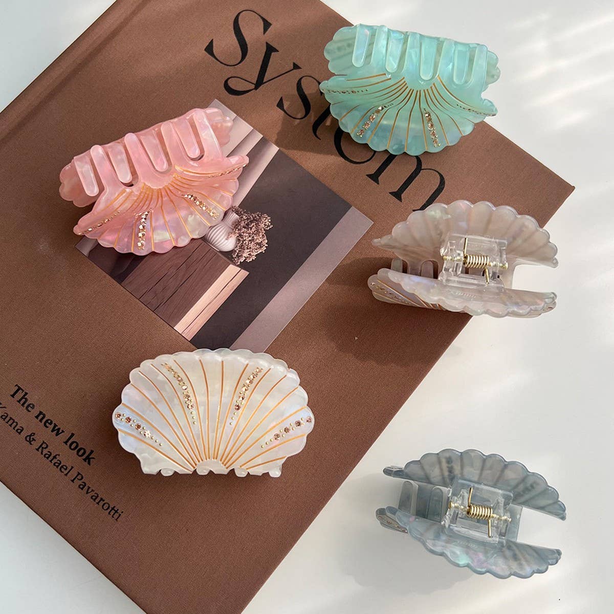 Shell Acetate Hair Claw
