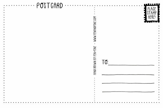 We're In This Together Postcard