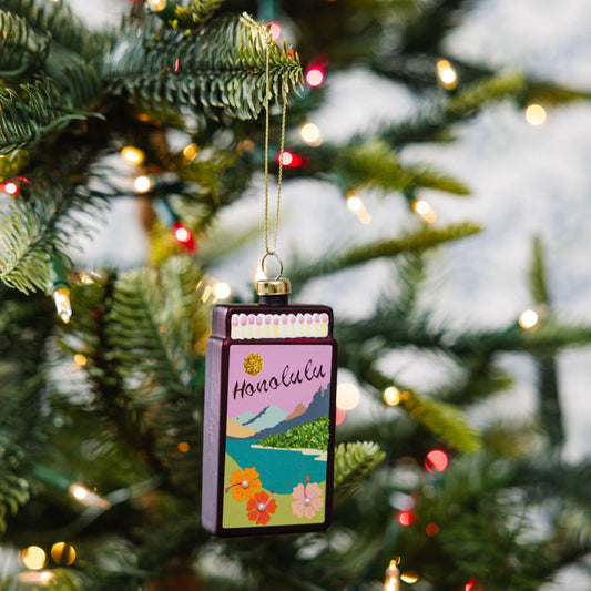 Matchbook Ornament - Honolulu
