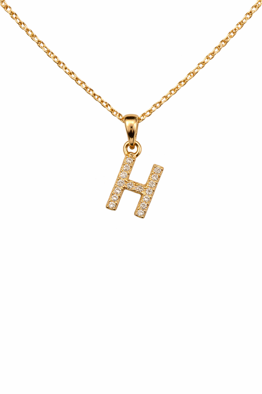 Diamond Initial Necklace