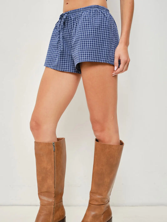 Donna Gingham Shorts