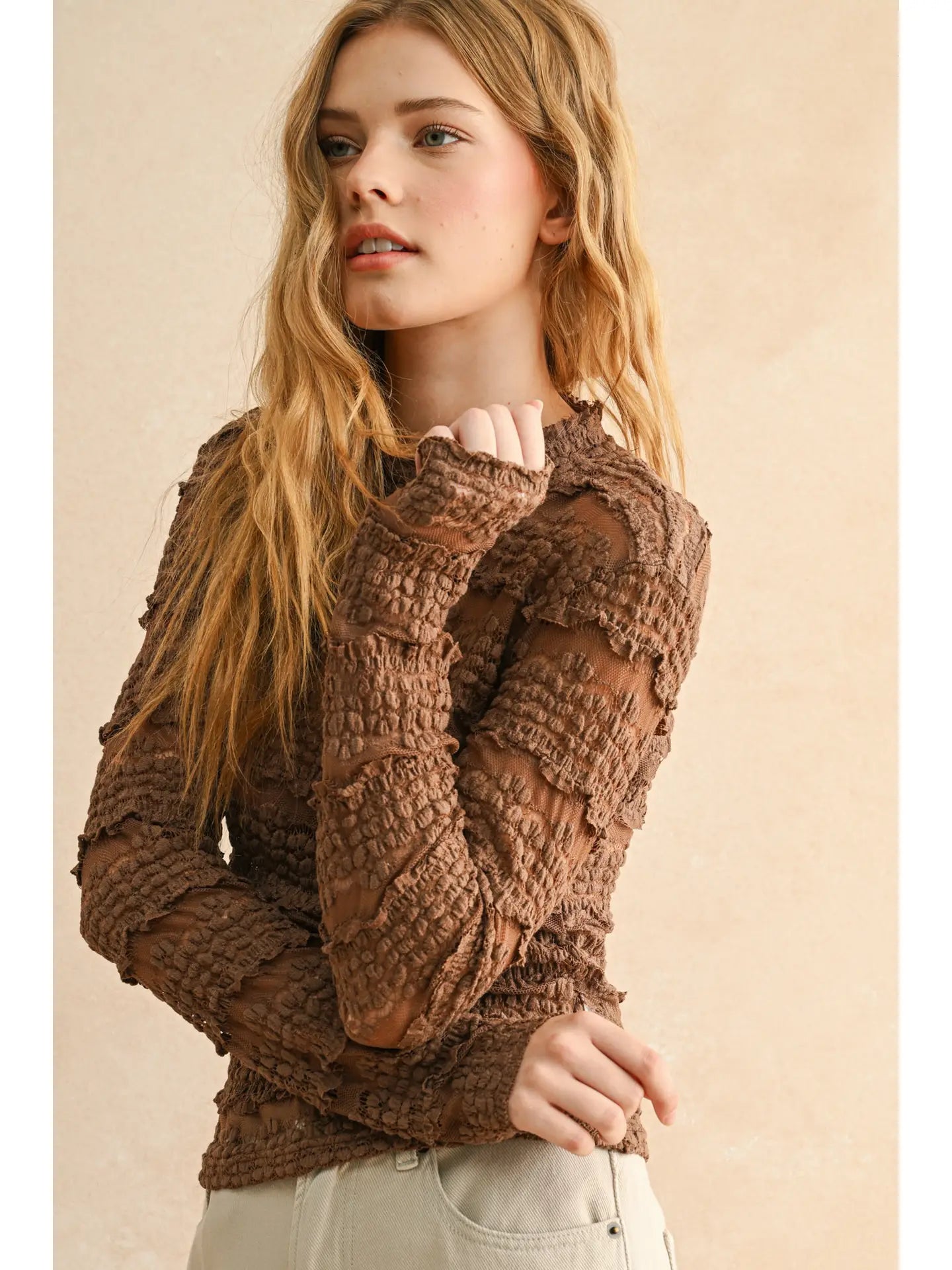 The Romantic Mock Neck