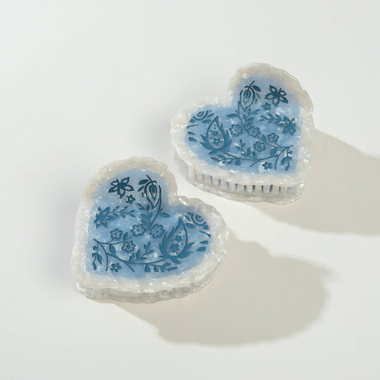 Coastal Paisley Heart