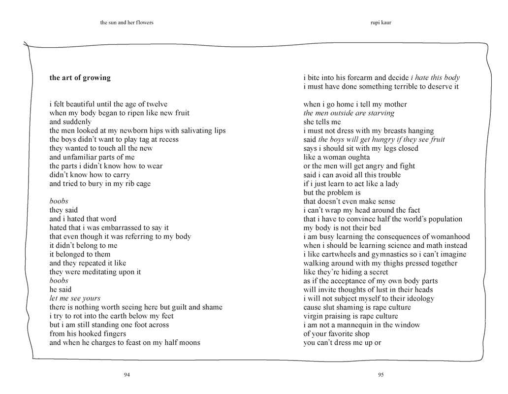 Sun and Her Flowers by Rupi Kaur: Paperback; 256 pages / English