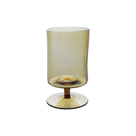 Autumn Drinking Glass with Stem