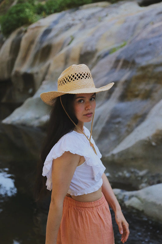 Brodie Raffia Cowboy in Natural
