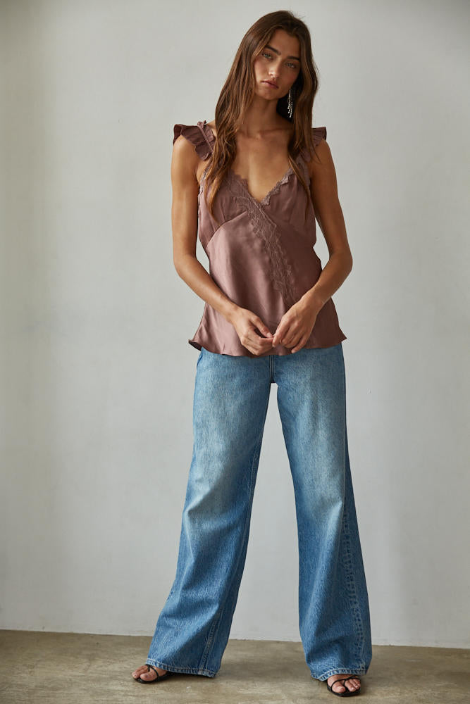 Love Notes Satin Top