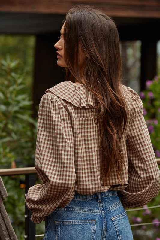 Walk The Line Gingham Top