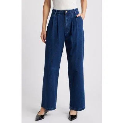 CHLOE PLEAT DARK STONE - VINTAGE BLUE