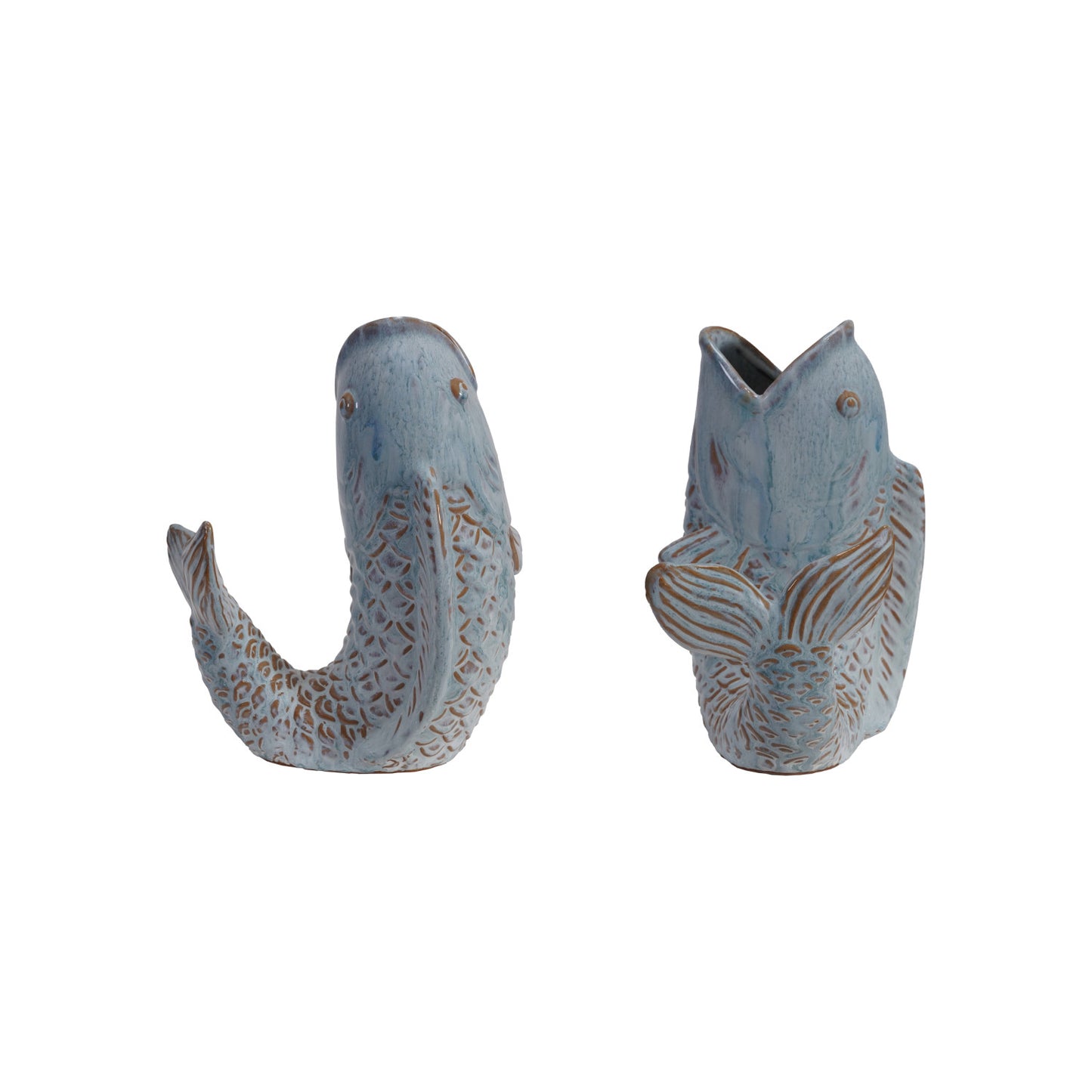 Fish-shaped Vase