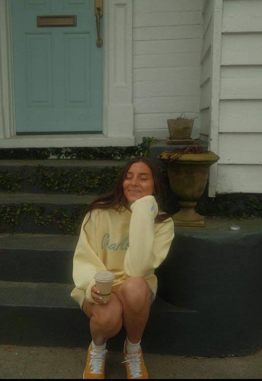 Charleston Mock Neck- Butter Yellow