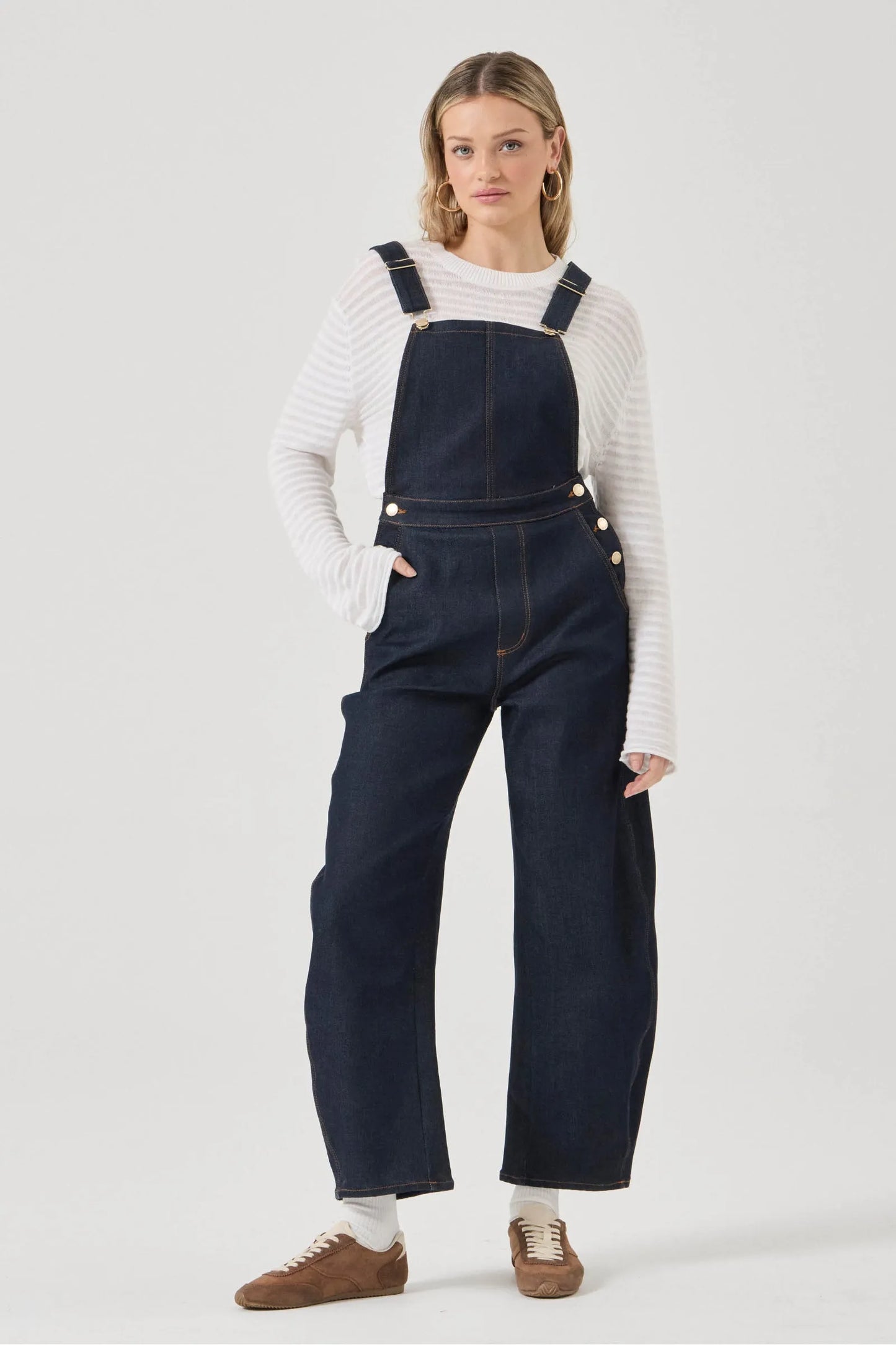 Barrel Overalls - Madame Indigo