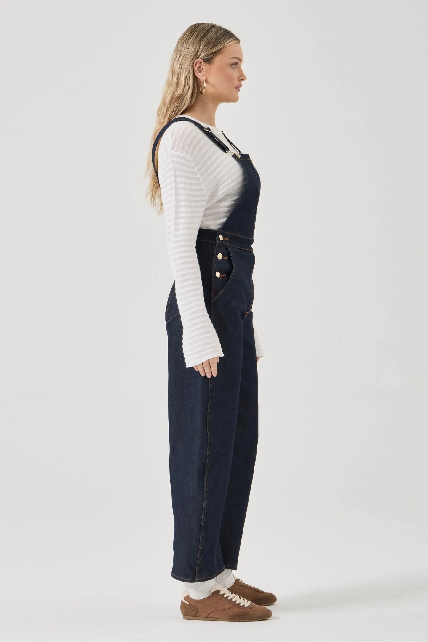 Barrel Overalls - Madame Indigo