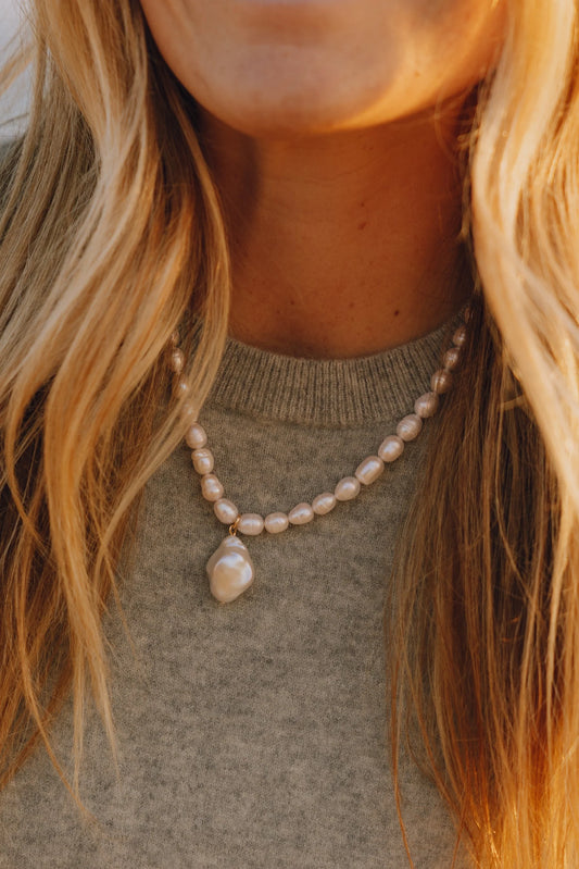 PEARL ON PEARL NECKLACE