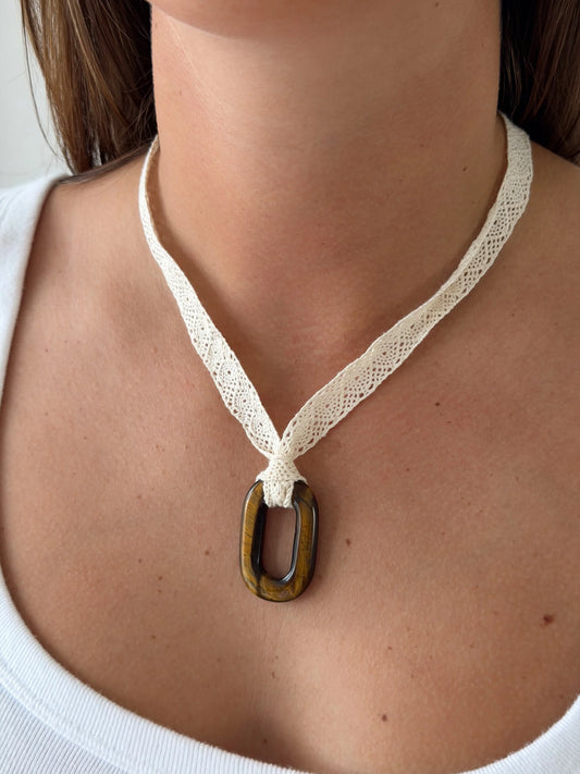 CROCHET WRAP NECKLACE