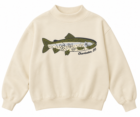 Charleston Fish Mock Neck