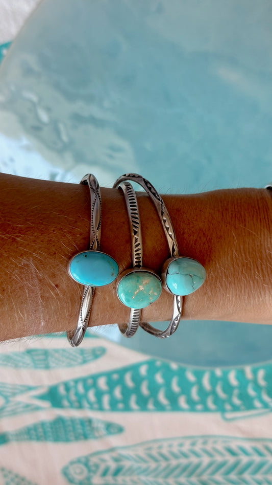 Navajo Turquoise Cuffs