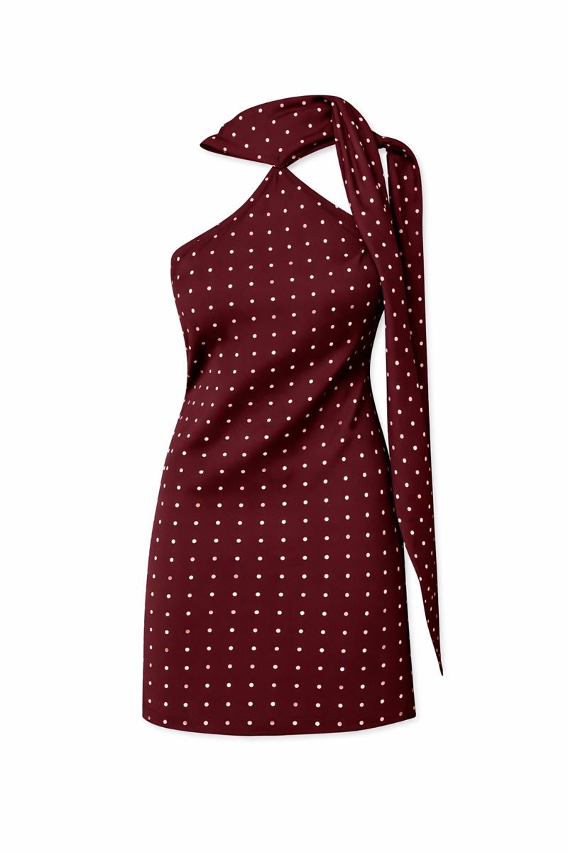 The Burgundy Halter Top