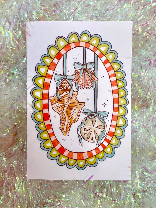 Shell Ornaments card