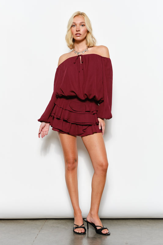 Isabella Layered Mini Skirt