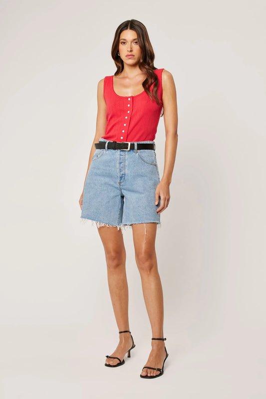 90s Relaxed Short - Country Blue