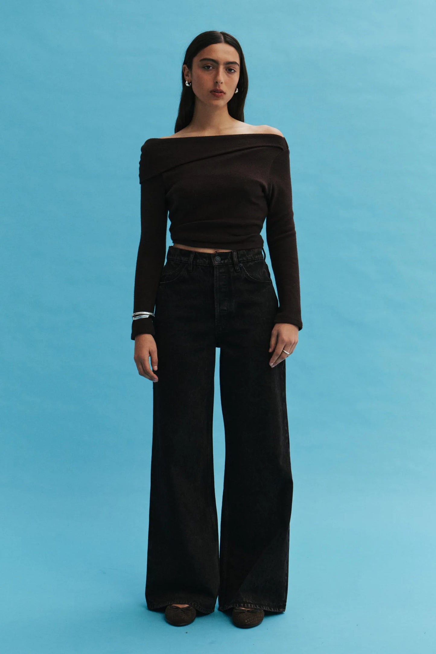 Relaxed Sailor Long - Chocolate Denim