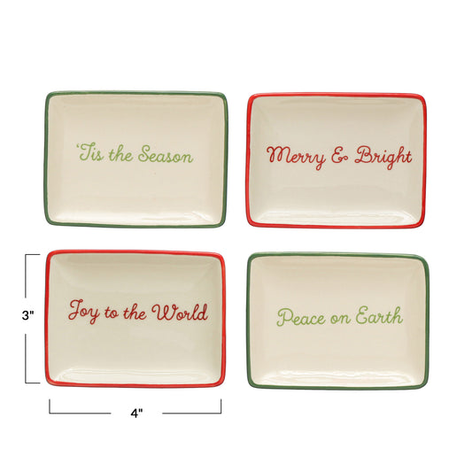 Christmas Saying Dish