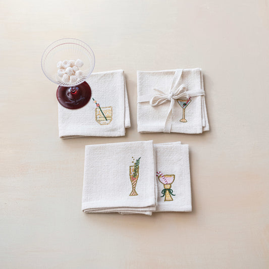 Cocktail Napkins Set of 4