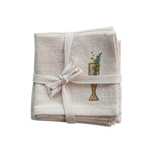Cocktail Napkins Set of 4