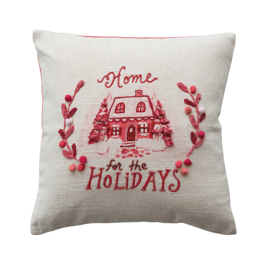 Home For The Holidays Pillow