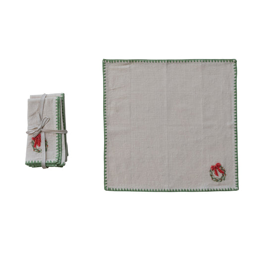 Napkins with Wreath