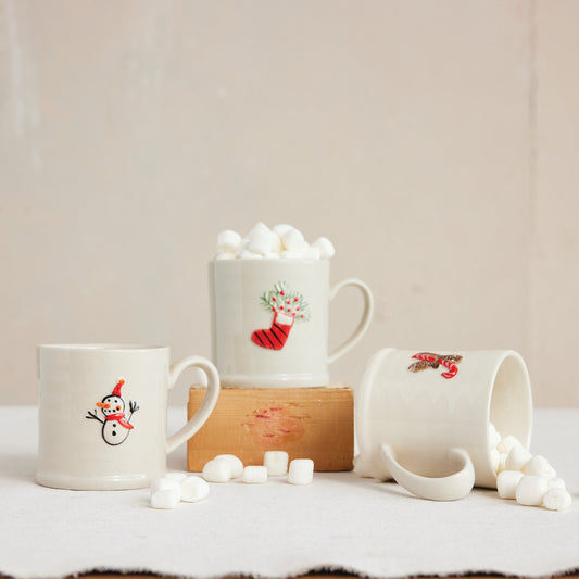 Embossed Christmas Mug