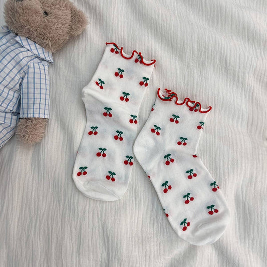 CHERRY COTTON SOCKS
