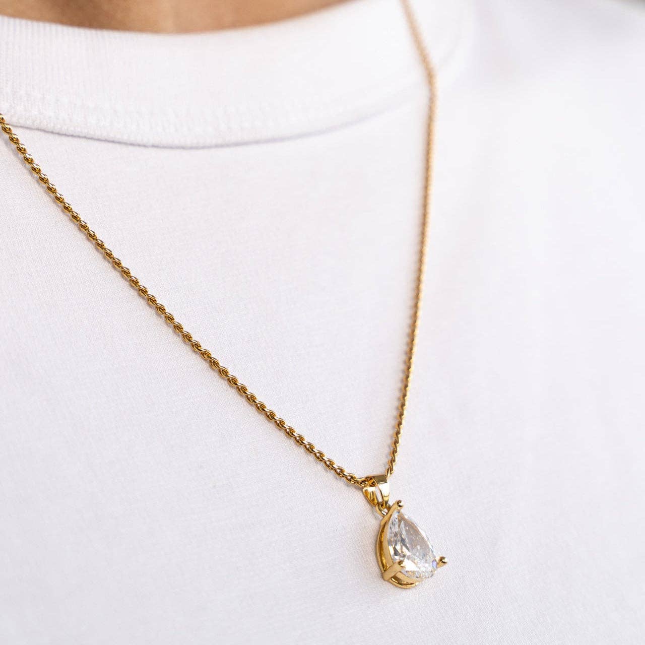 The Pear Pendant Necklace