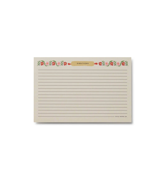 Pack of 12 Home Sweet Home Recipe Cards