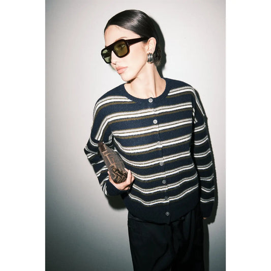 The Robin Striped Cardi
