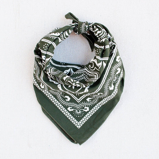 Western Bandana- Olive’